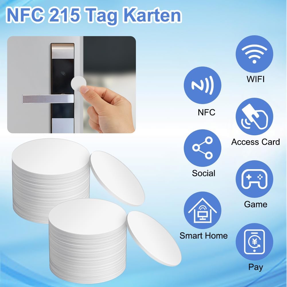 Image of a pack of NFC tags.