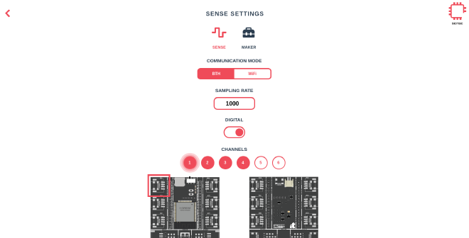 Settings view screenshot